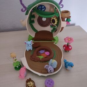 Disney Animators Collection Littles Tinkerbell Cottage Play Set Tinker Bell Mini